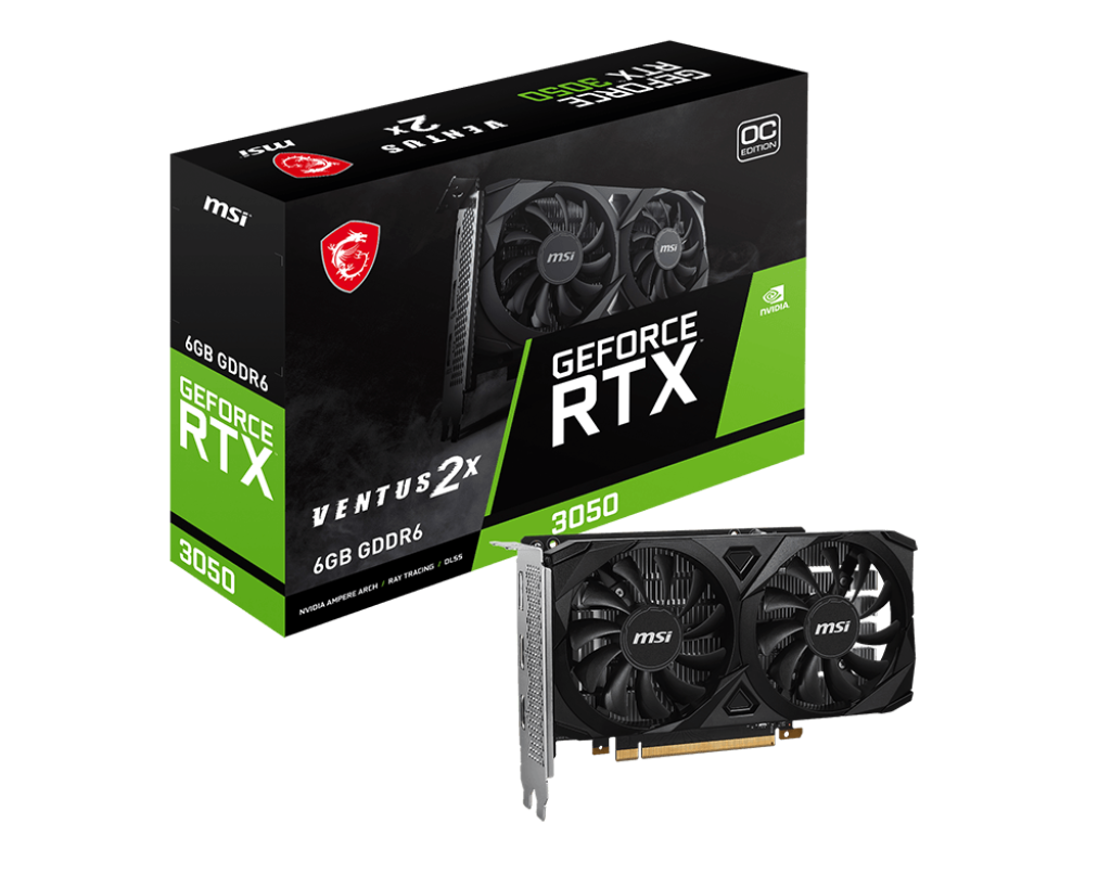 MSI GeForce RTXق╡┬ 3050 VENTUS 2X 6G OC