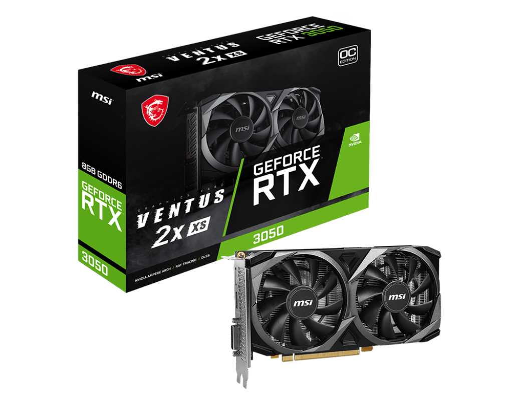 MSI GeForce RTXق╡┬ 3050 VENTUS 2X XS 8G OC